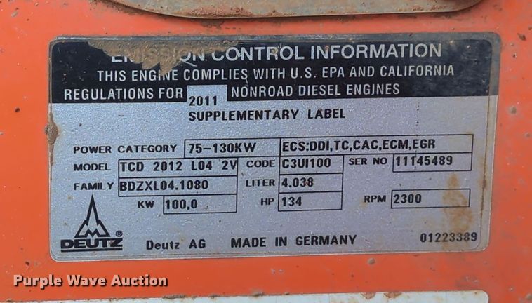 image for item DN3772 2012 Hamm 3412P  single drum vibratory roller