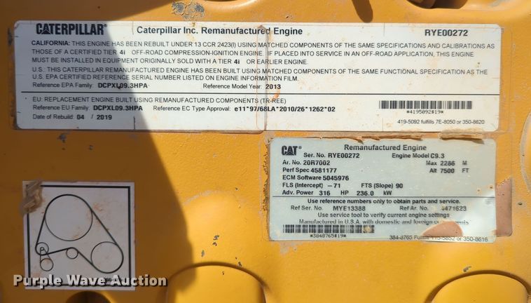 image for item DN3774 2012 Caterpillar 336E L excavator