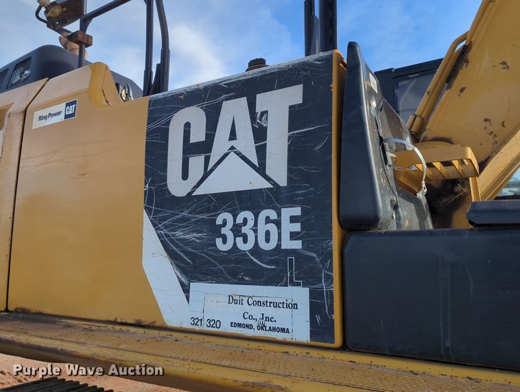 image for item DN3774 2012 Caterpillar 336E L excavator