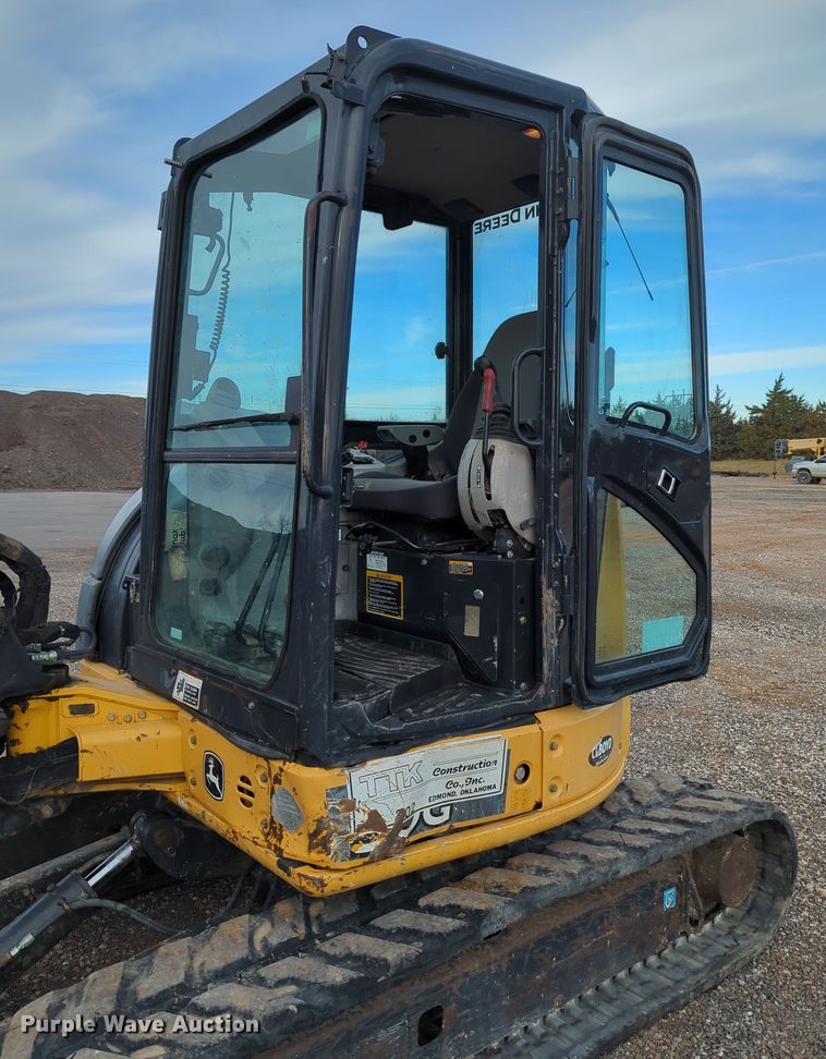 image for item DN3775 2016 John Deere 50G mini excavator