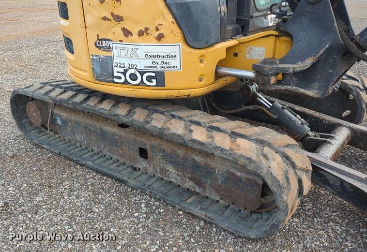 image for item DN3775 2016 John Deere 50G mini excavator