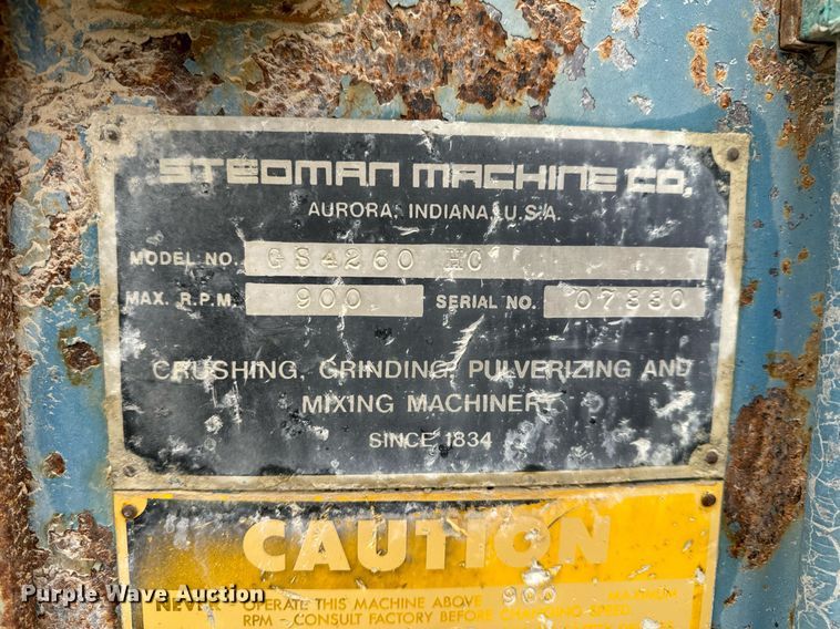 image for item DO2206 Stedman GS4260HC  impact crusher