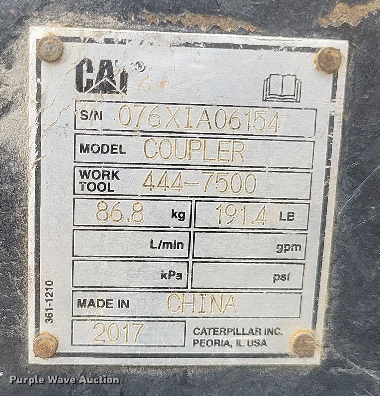 image for item DO4715 2018 Caterpillar 420F2  backhoe