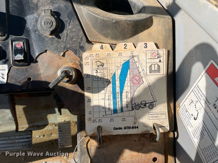 image for item DP0245 2014 Genie GTH844  telehandler