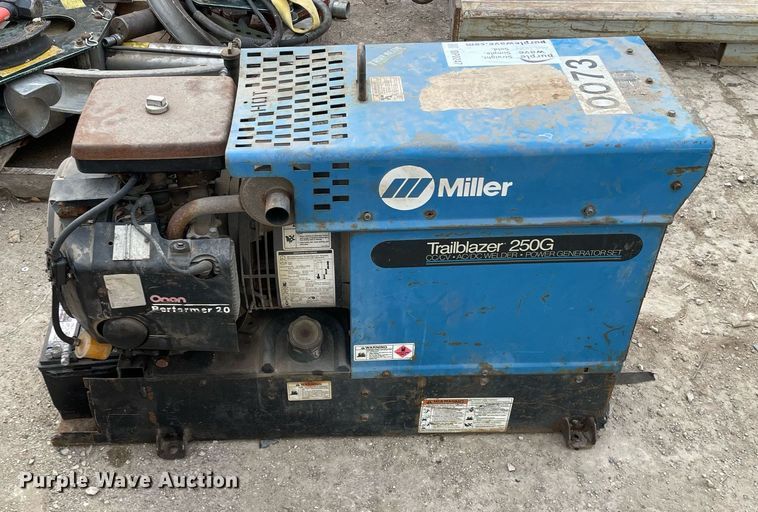 image for item DP0247 Miller Trailblazer 250G  welder/generator