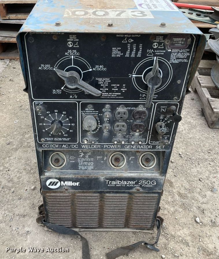 image for item DP0247 Miller Trailblazer 250G  welder/generator