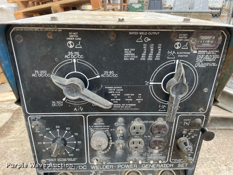 image for item DP0247 Miller Trailblazer 250G  welder/generator