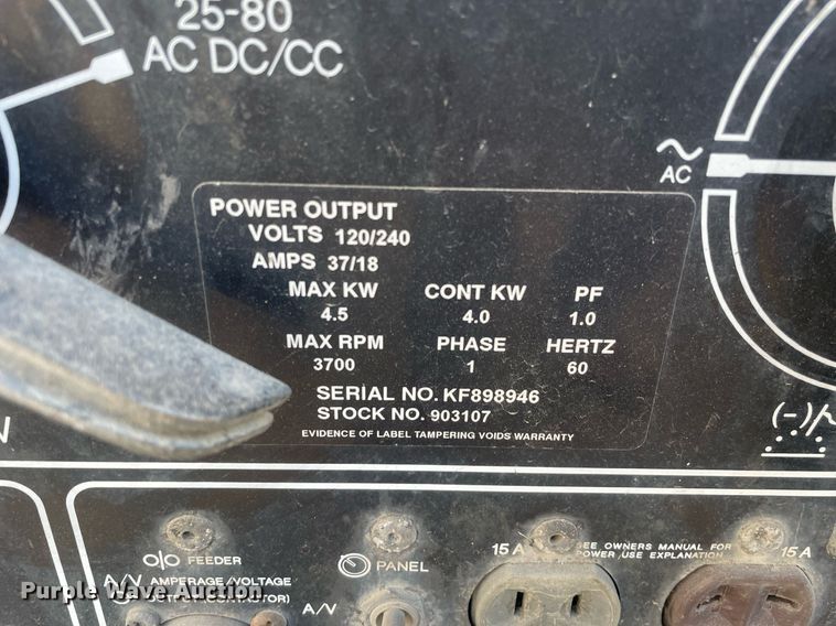 image for item DP0247 Miller Trailblazer 250G  welder/generator