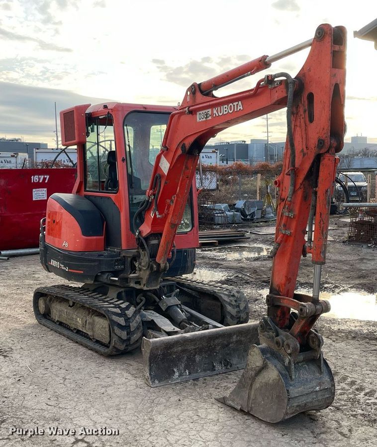image for item DP0248 2016 Kubota KX91-3S2  mini excavator