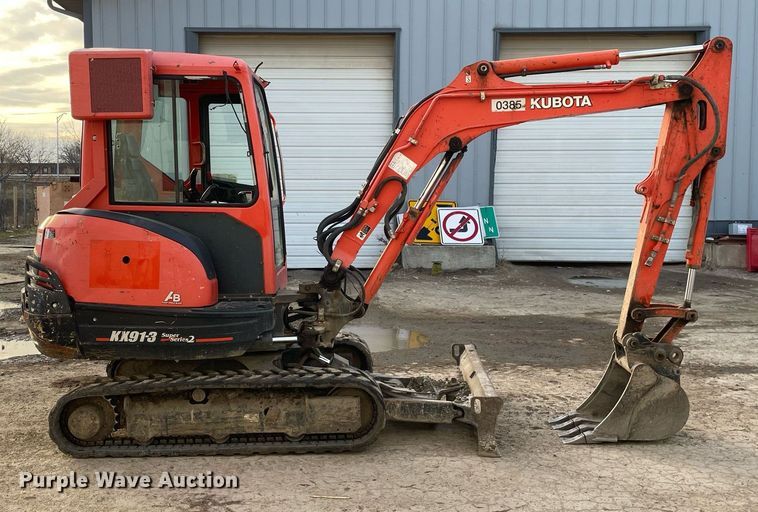 image for item DP0248 2016 Kubota KX91-3S2  mini excavator