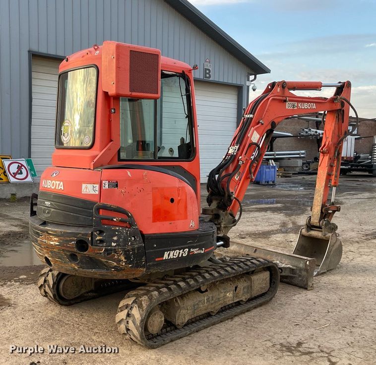 image for item DP0248 2016 Kubota KX91-3S2  mini excavator