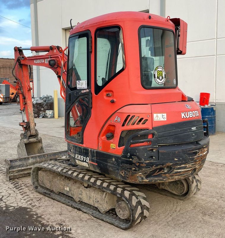 image for item DP0248 2016 Kubota KX91-3S2  mini excavator