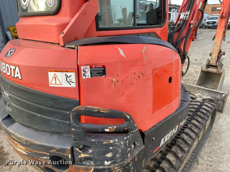 image for item DP0248 2016 Kubota KX91-3S2  mini excavator