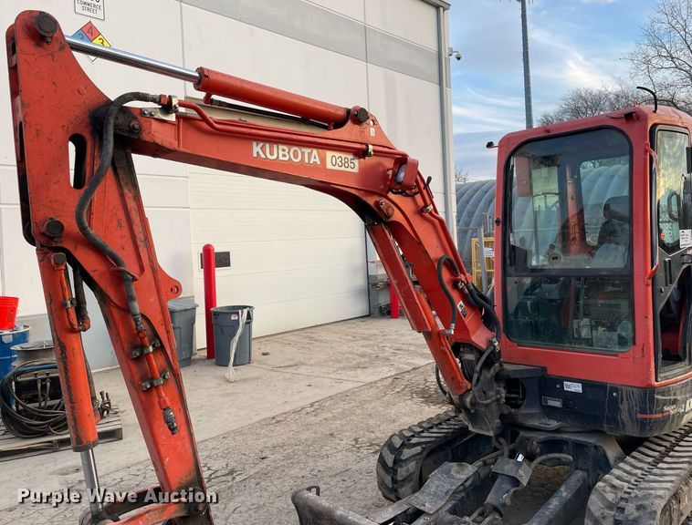 image for item DP0248 2016 Kubota KX91-3S2  mini excavator