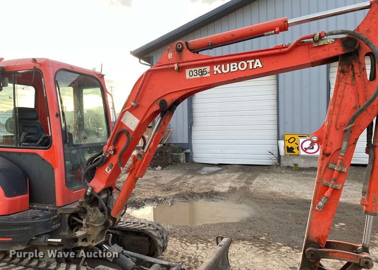 image for item DP0248 2016 Kubota KX91-3S2  mini excavator