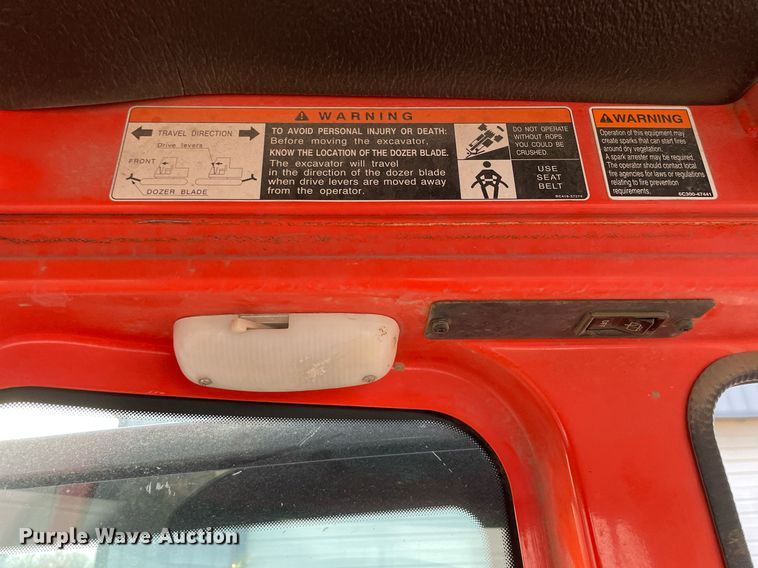 image for item DP0248 2016 Kubota KX91-3S2  mini excavator