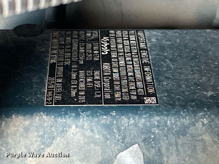 image for item DP0248 2016 Kubota KX91-3S2  mini excavator