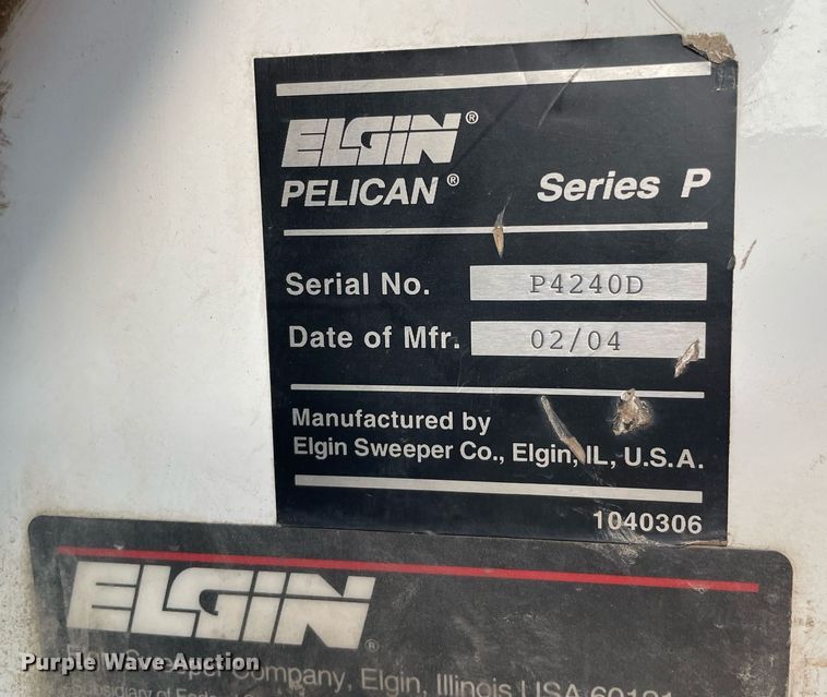 image for item DP0271 2004 Elgin Pelican Series P  street sweeper truck