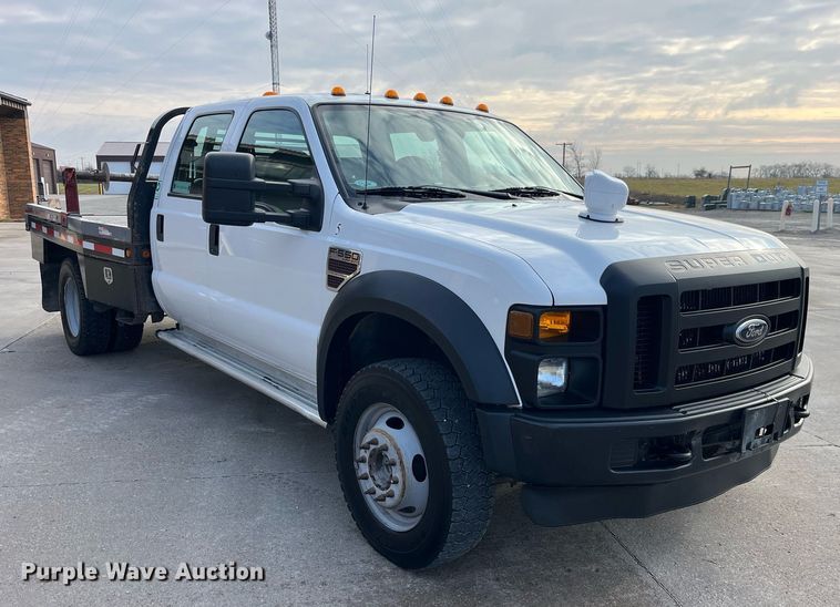 image for item DP2142 2010  Ford F550 Super Duty  Crew Cab flatbed truck