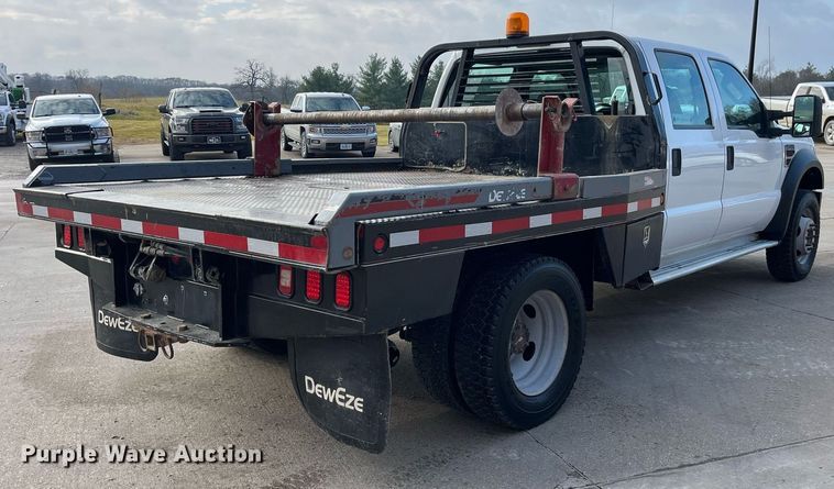 image for item DP2142 2010  Ford F550 Super Duty  Crew Cab flatbed truck