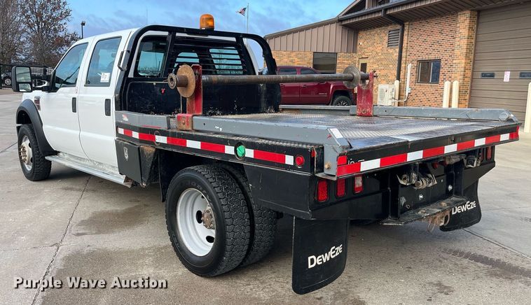 image for item DP2142 2010  Ford F550 Super Duty  Crew Cab flatbed truck