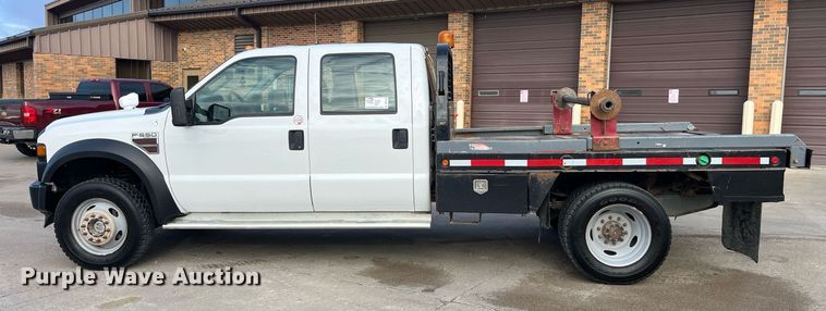 image for item DP2142 2010  Ford F550 Super Duty  Crew Cab flatbed truck