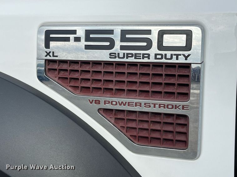 image for item DP2142 2010  Ford F550 Super Duty  Crew Cab flatbed truck