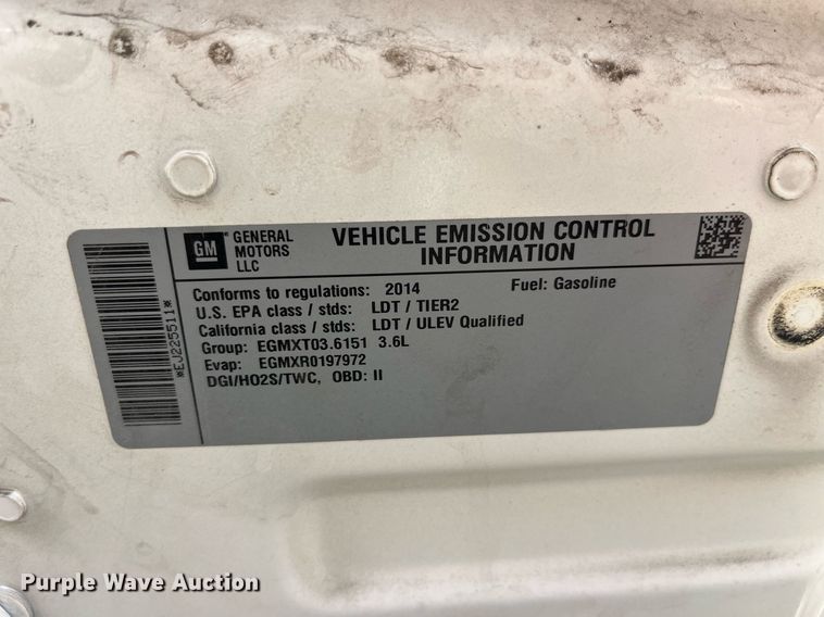 image for item DP2143 2014 Chevrolet Traverse  SUV