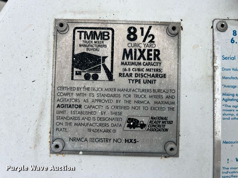 image for item DP2148 1999 Sterling L8511  ready mix truck