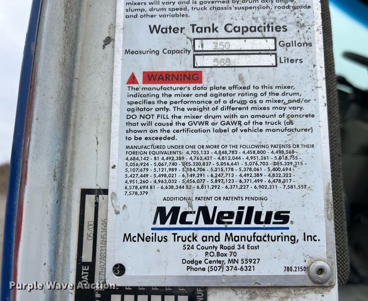 image for item DP2149 2001 Sterling L9500  ready mix truck