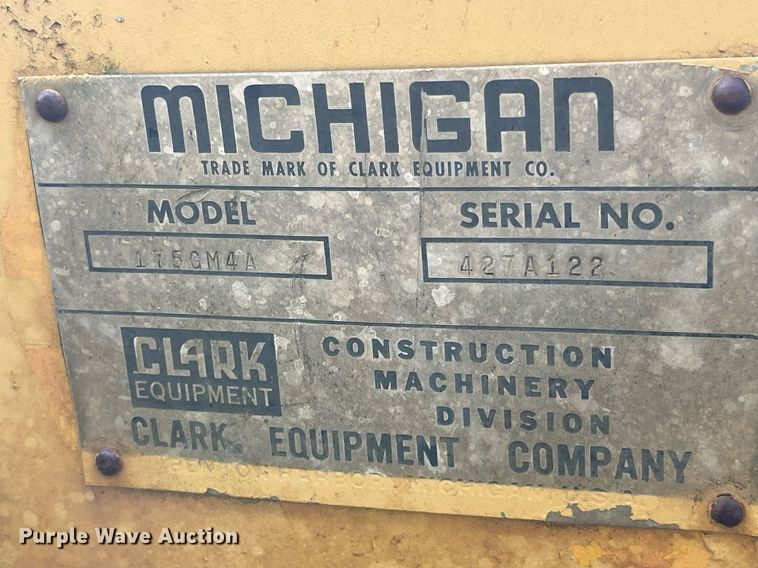 image for item DP2165 1971 Clark 175GM4A  wheel loader