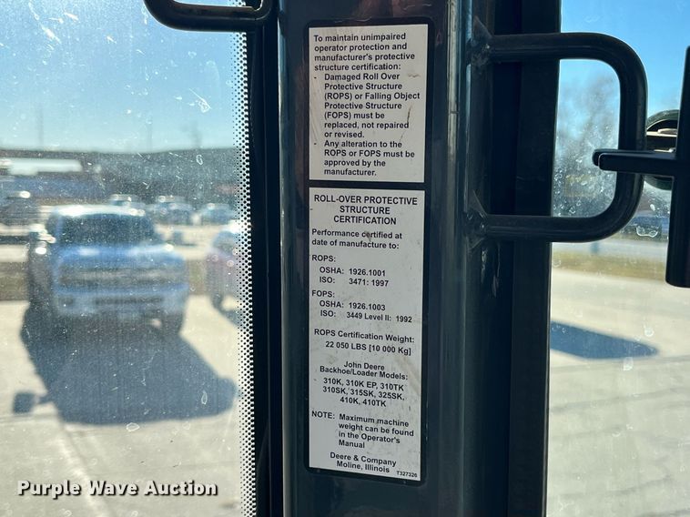 image for item DP2168 2013 John Deere 310SK  backhoe