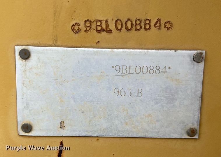 image for item DQ2319 1995 Caterpillar 963B  track loader