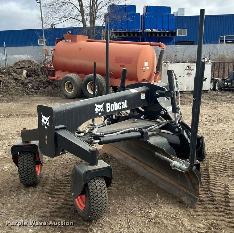 image for item DQ7404 2012 Bobcat Grader 96  skid steer grader