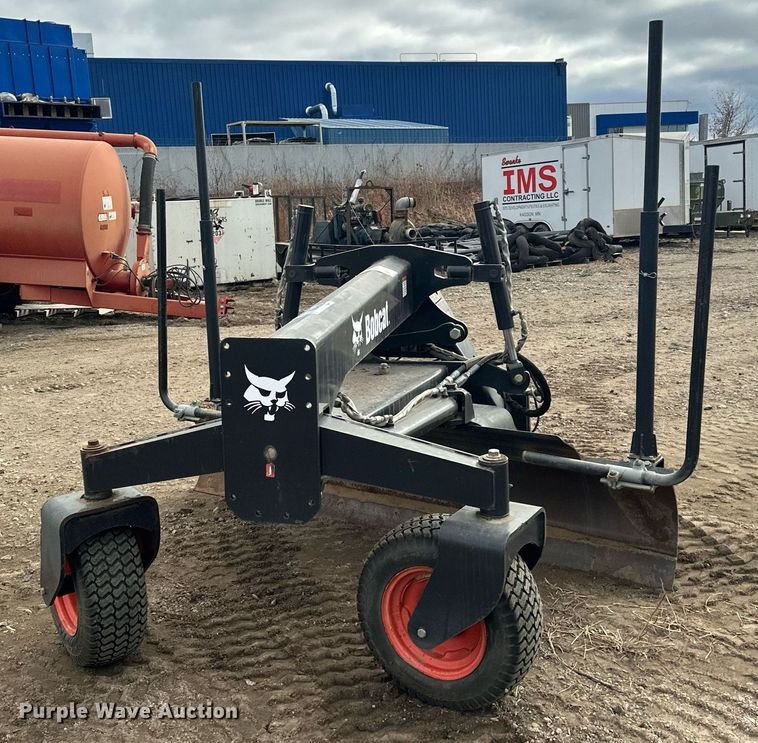 image for item DQ7404 2012 Bobcat Grader 96  skid steer grader