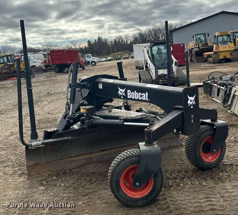 image for item DQ7404 2012 Bobcat Grader 96  skid steer grader