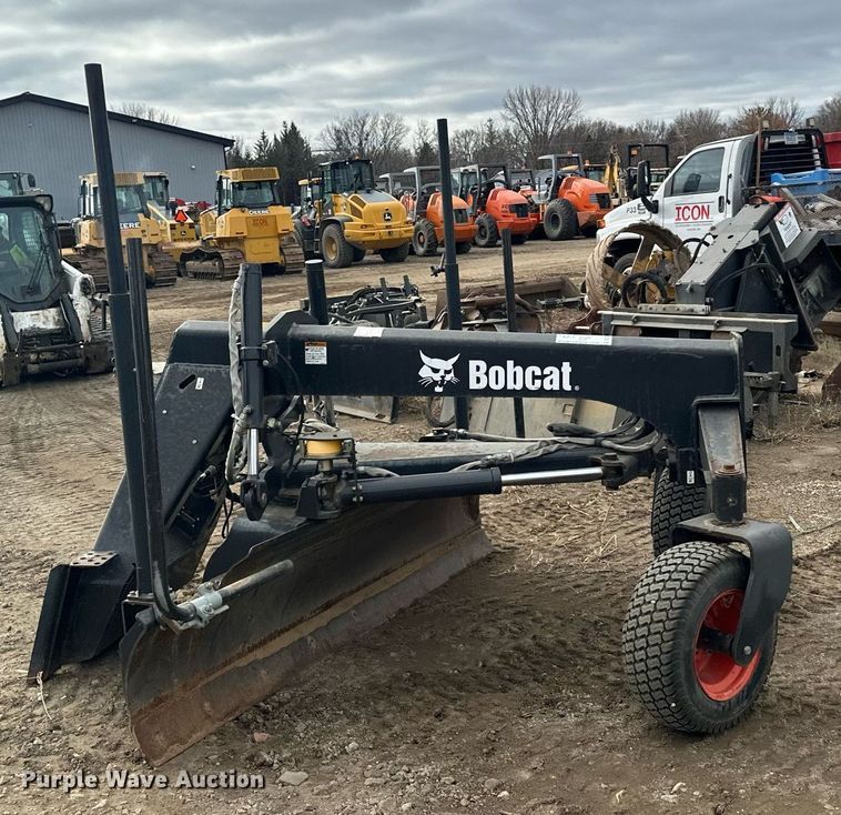 image for item DQ7404 2012 Bobcat Grader 96  skid steer grader