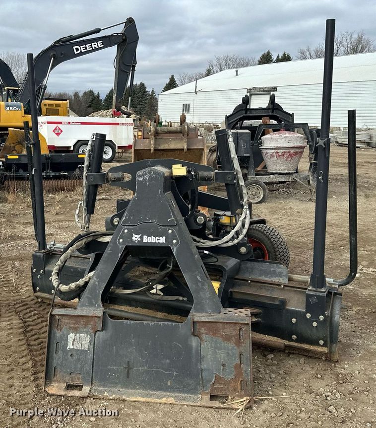 image for item DQ7404 2012 Bobcat Grader 96  skid steer grader