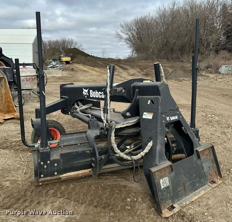 image for item DQ7404 2012 Bobcat Grader 96  skid steer grader