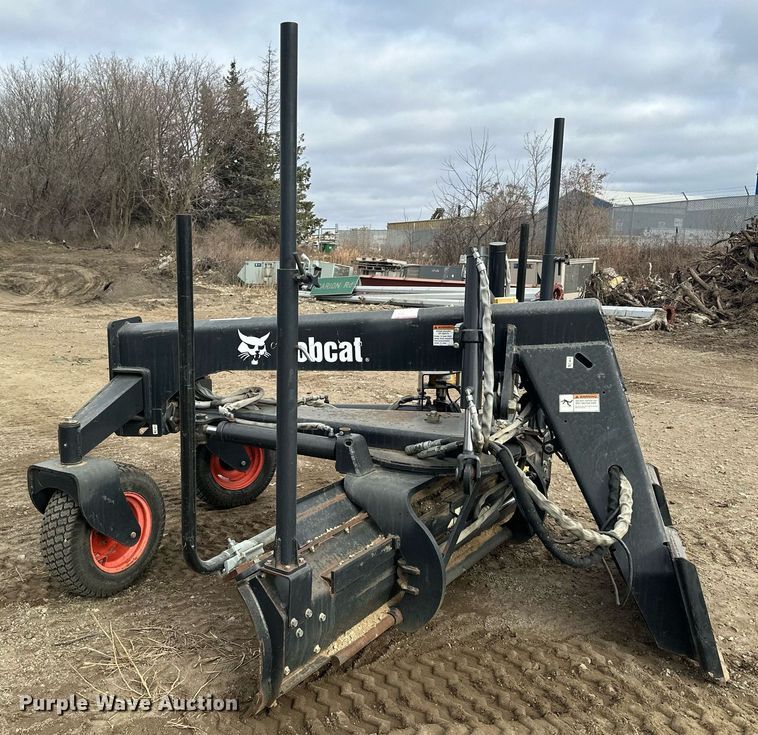 image for item DQ7404 2012 Bobcat Grader 96  skid steer grader