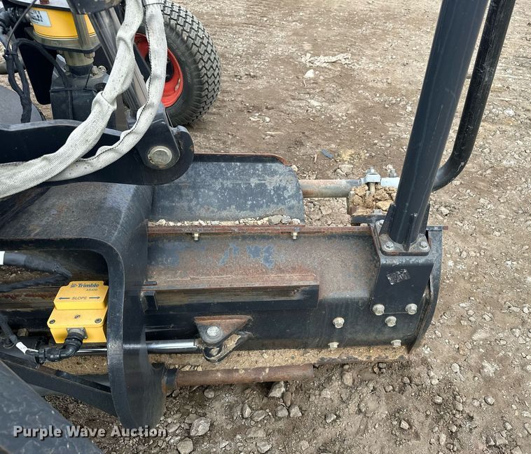 image for item DQ7404 2012 Bobcat Grader 96  skid steer grader