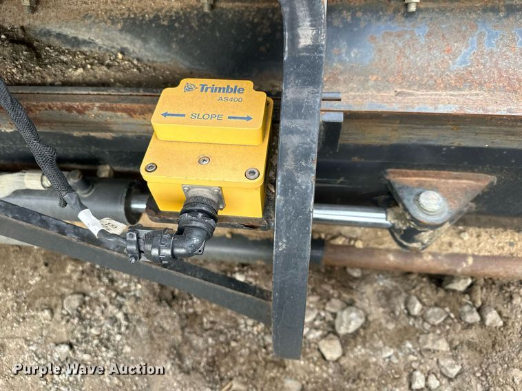 image for item DQ7404 2012 Bobcat Grader 96  skid steer grader