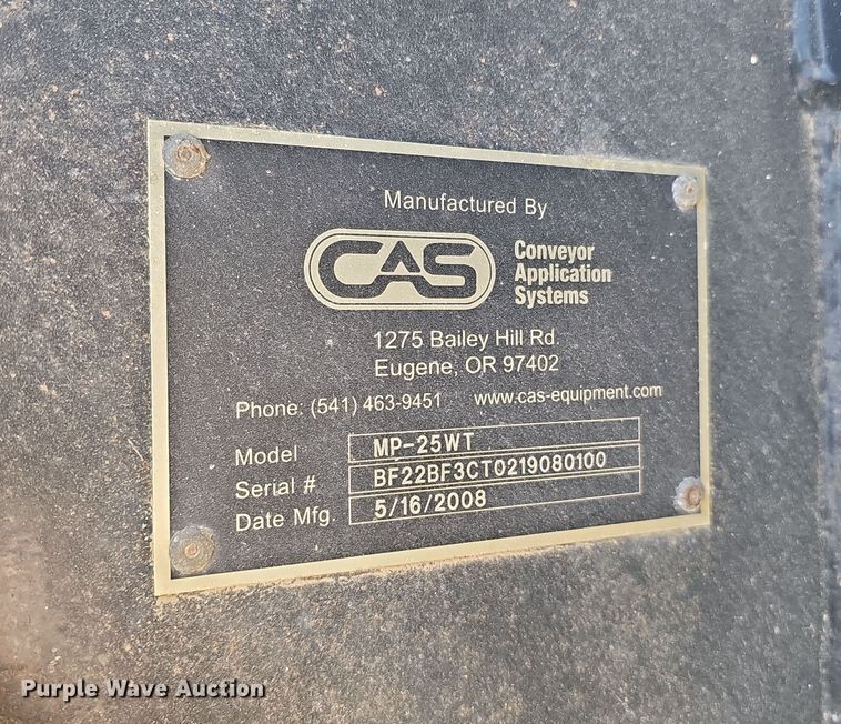 image for item DQ8505 2008 CAS Magnum MP-25WT  slinger conveyor