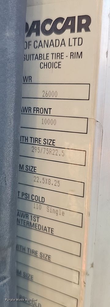 image for item DQ8522 2007 Peterbilt PB330  utility / service truck