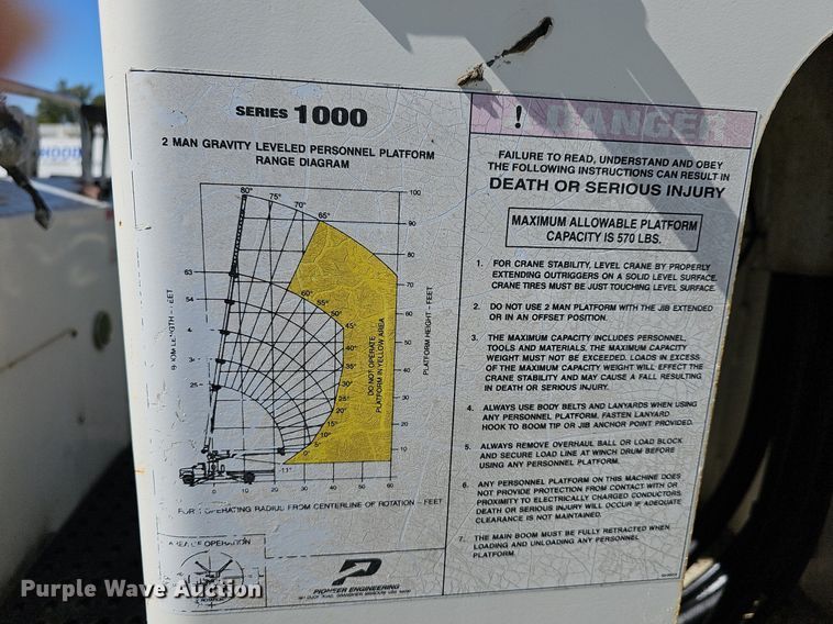 image for item DR5789 1998 Freightliner FL70  crane truck