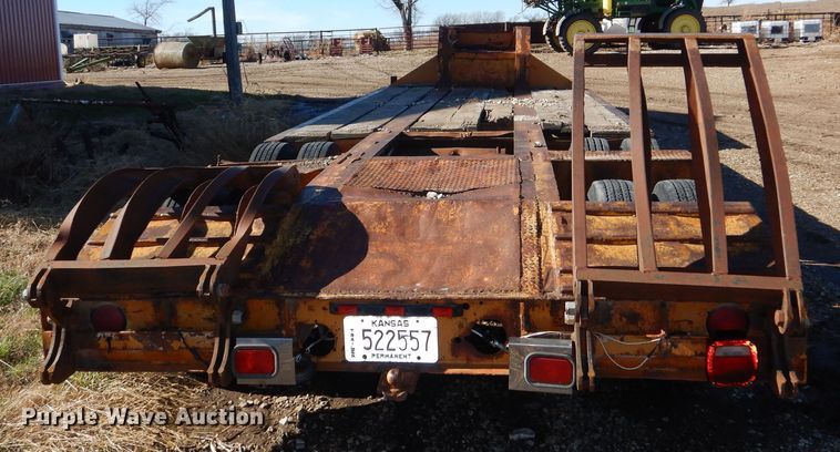 image for item DR5905 1971 Shop built  equipment trailer