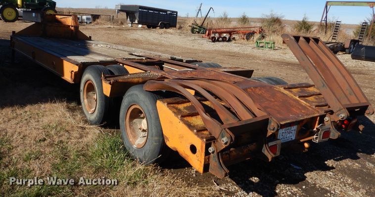 image for item DR5905 1971 Shop built  equipment trailer