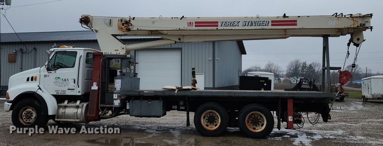 image for item DR7786 2000 Sterling L8500  crane truck