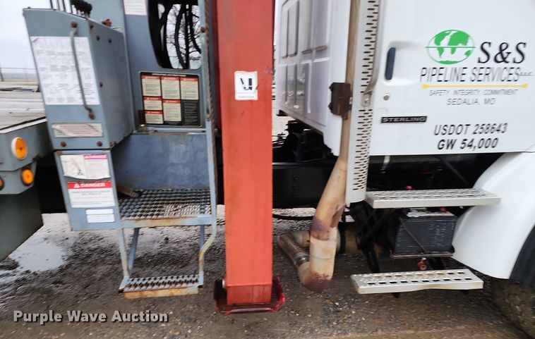 image for item DR7786 2000 Sterling L8500  crane truck