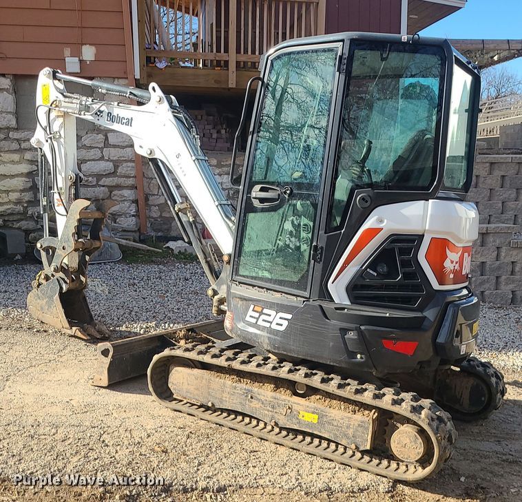 image for item DR7818 2020 Bobcat E26  mini excavator